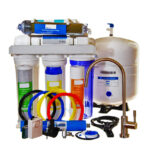 75GPD dual-outlet, 7-stage reverse osmosis deionization (Ro-DI) system for drinking water and aquariums