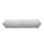 Granular activated carbon inline water filter for household, under-sink, and refrigerator applications.