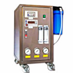Direct-flow system for 800 GPD water treatment and RO water purification